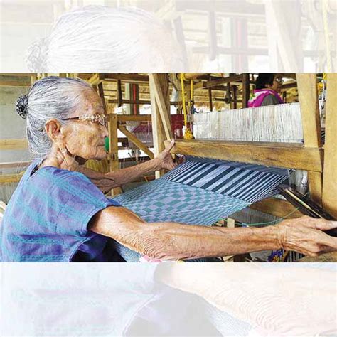 Ilocana living treasure upholds the abel.